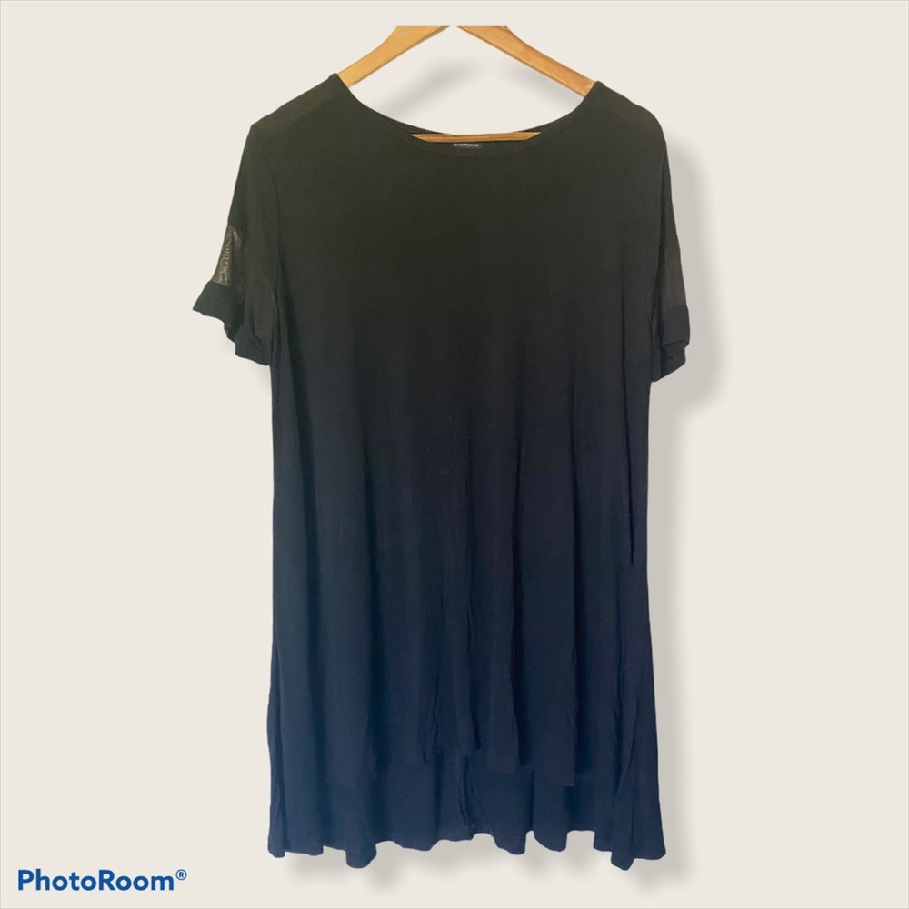 Brandy Melville 100% Linen Mesh Sleeve Dress - Picture 2 of 8